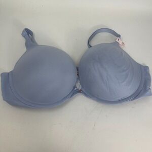 Victoria's Secret Womens 38D Body by Victoria Push-Up Bra Light Blue Perfect Sha